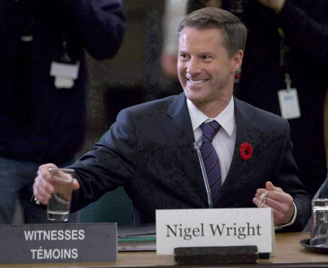 Then PMO chief of staff Nigel Wright in Ottawa on Nov. 2, 2010. THE CANADIAN PRESS/Sean Kilpatrick