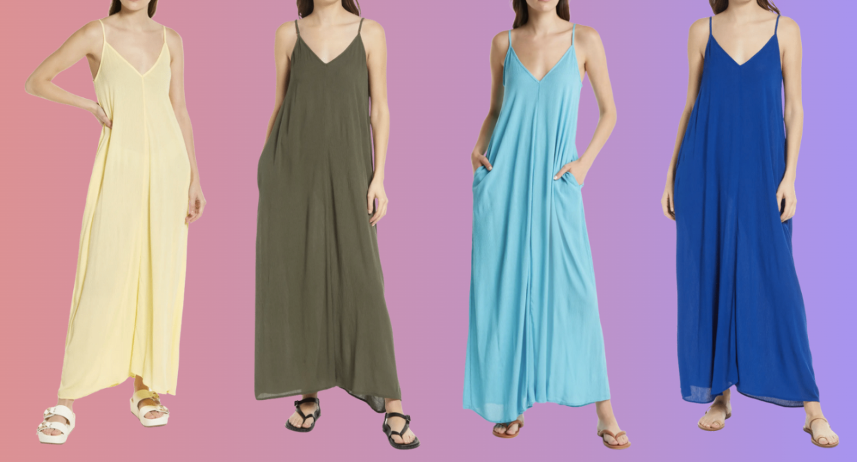 Nordstrom shoppers are raving about this lightweight and flattering maxi dress — and it's 40% off! (Photos via Nordstrom)