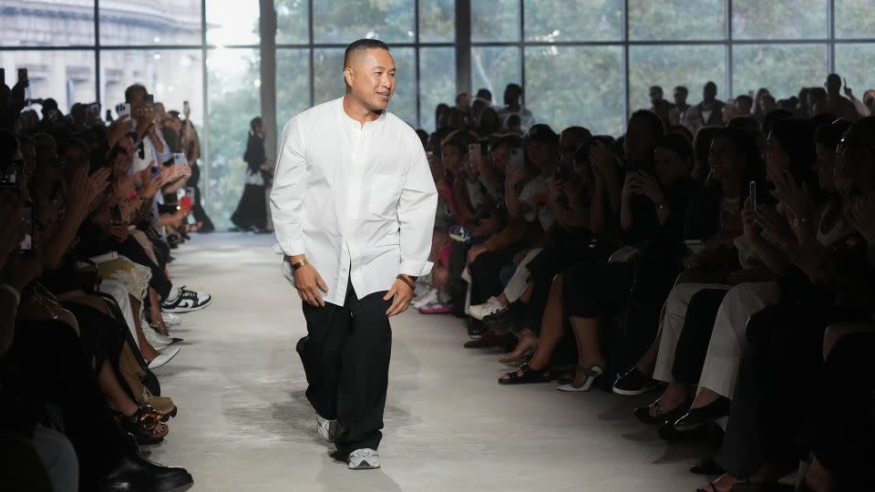 "The curtain was pulled back, so you can see the transparency of it all," Phillip Lim said of his Spring-Summer 2024 collection, and his eponymous brand's return to New York Fashion Week. "Even the first four looks that came out, they were transparent for a reason. There’s nothing to hide." - John Nacion/Getty Images/NYFW: The Shows
