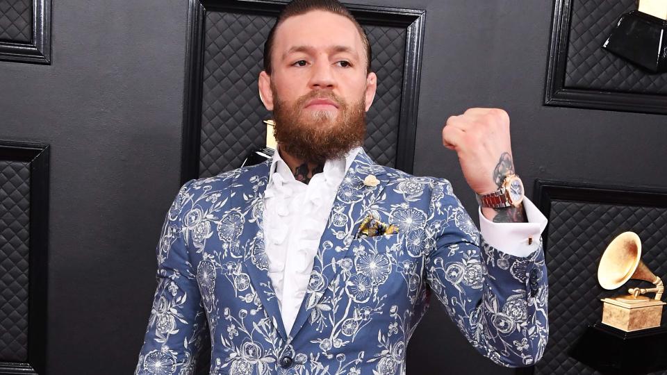 Conor McGregor, pictured here at the Grammy Awards in 2020.