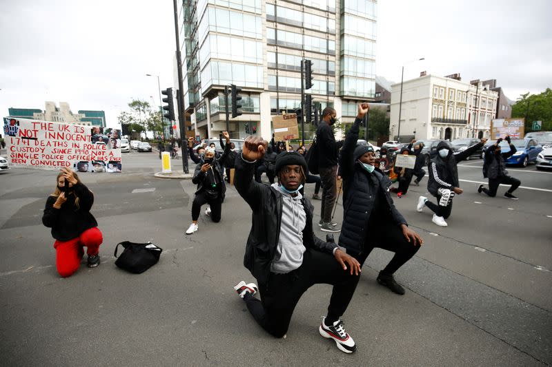 Protest against the death of George Floyd, in London