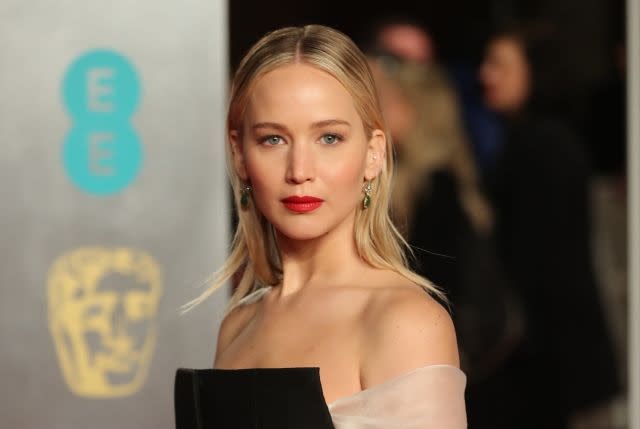 US actress Jennifer Lawrence at the BAFTA British Academy Film Awards