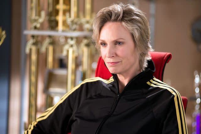 <p>FOX Image Collection via Getty</p> Jane Lynch plays Sue Sylvester on "Glee."