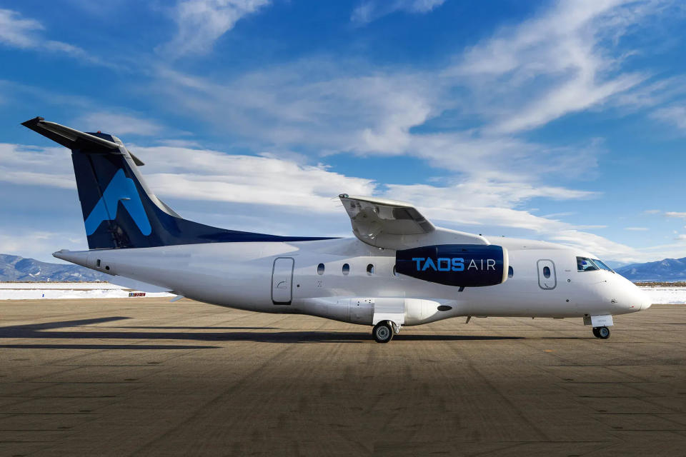 The 30-seat Dornier 328 Jet is one of the aircraft used for flights from Advanced Airlines. The airline just announced a new route between Phoenix and Gallup, New Mexico.