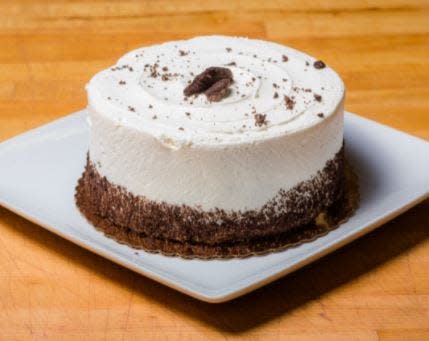 Fratelli's in Taunton has an Oreo layer cake that’s chocolate cake layered with white buttercream frosting and Oreo cookie crumbles.