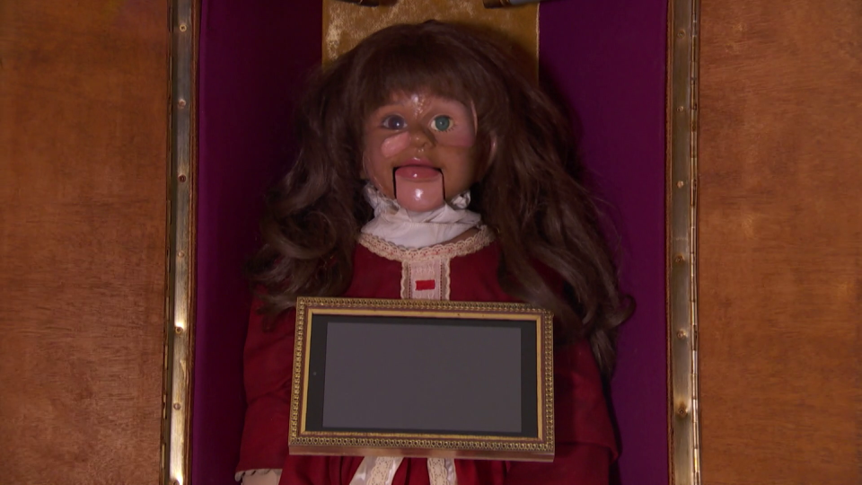 Monday, October 19: The parcel contains a creepy doll