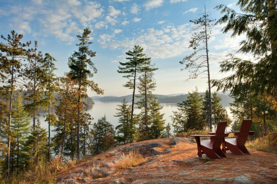 A scenic lookout at The Point.