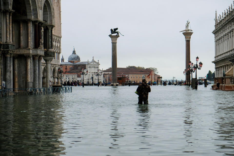 Venecia sufre su mayor inundación en el último medio siglo