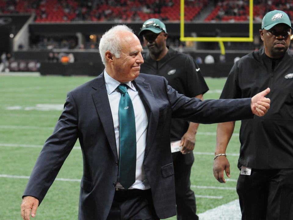 Philadelphia Eagles owner Jeffrey Lurie has five women among his circle of advisers. (Getty Images)