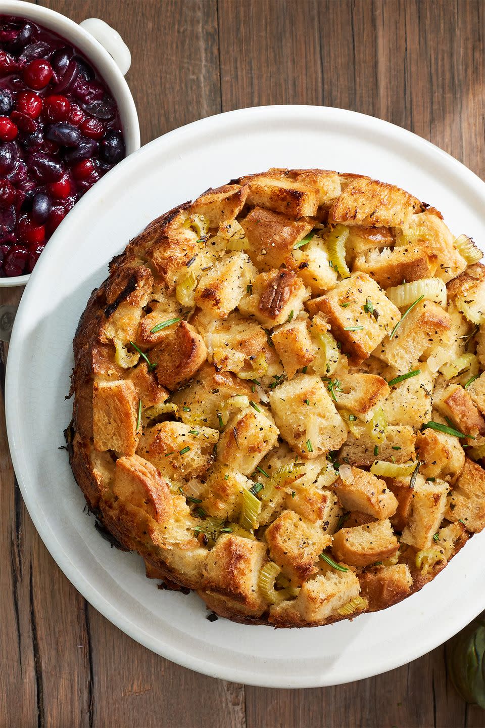 Rosemary Monkey Bread Stuffing