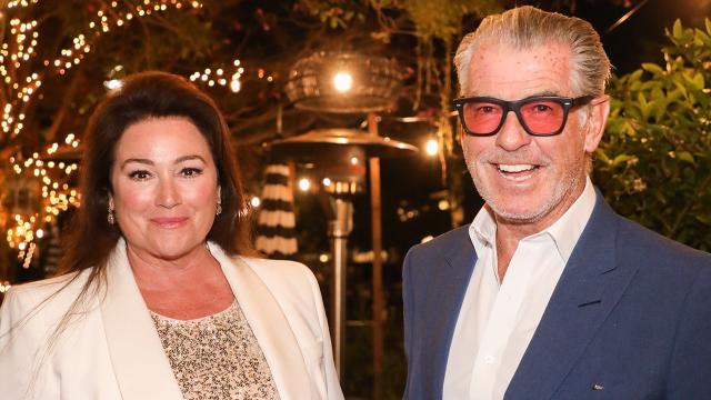 Pierce Brosnan, Wife Keely Pose For Rare Photo With Son Paris