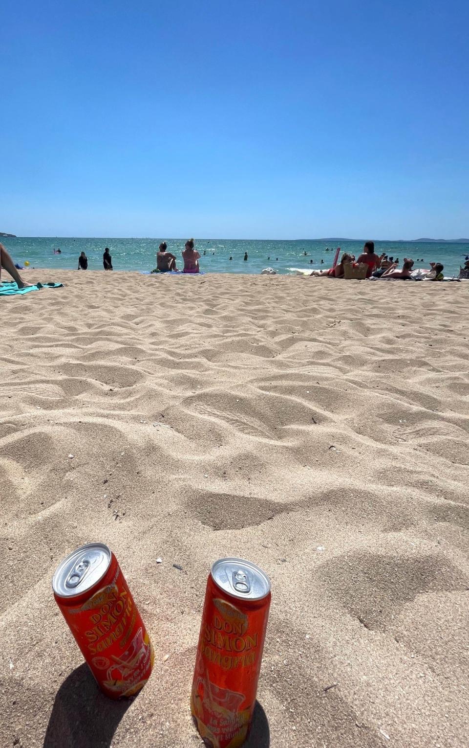 Beach in Palma, Mallorca