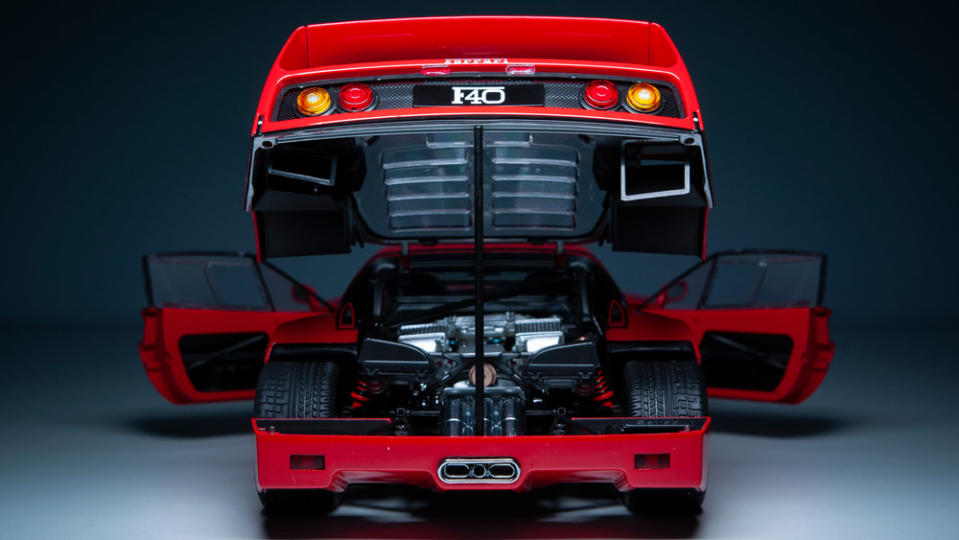 The Ferrari F40.