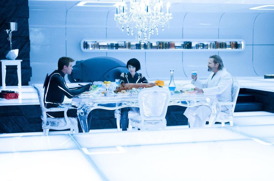 garrett hedlund, olivia wilde, jeff bridges, tron legacy