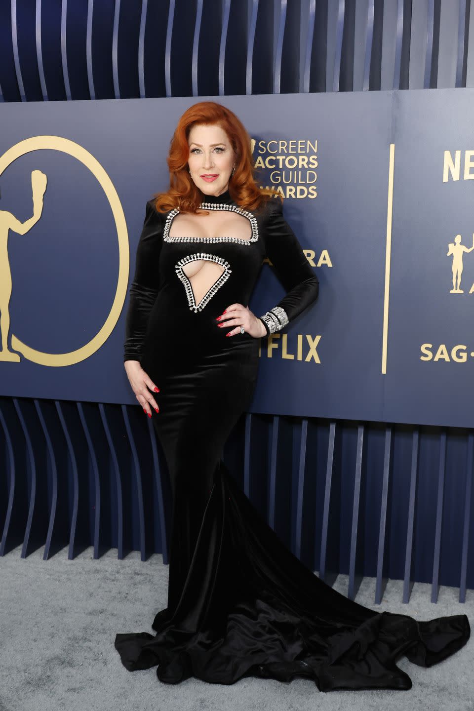 los angeles, california february 24 lisa ann walter attends the 30th annual screen actors guild awards at shrine auditorium and expo hall on february 24, 2024 in los angeles, california photo by amy sussmanwireimage