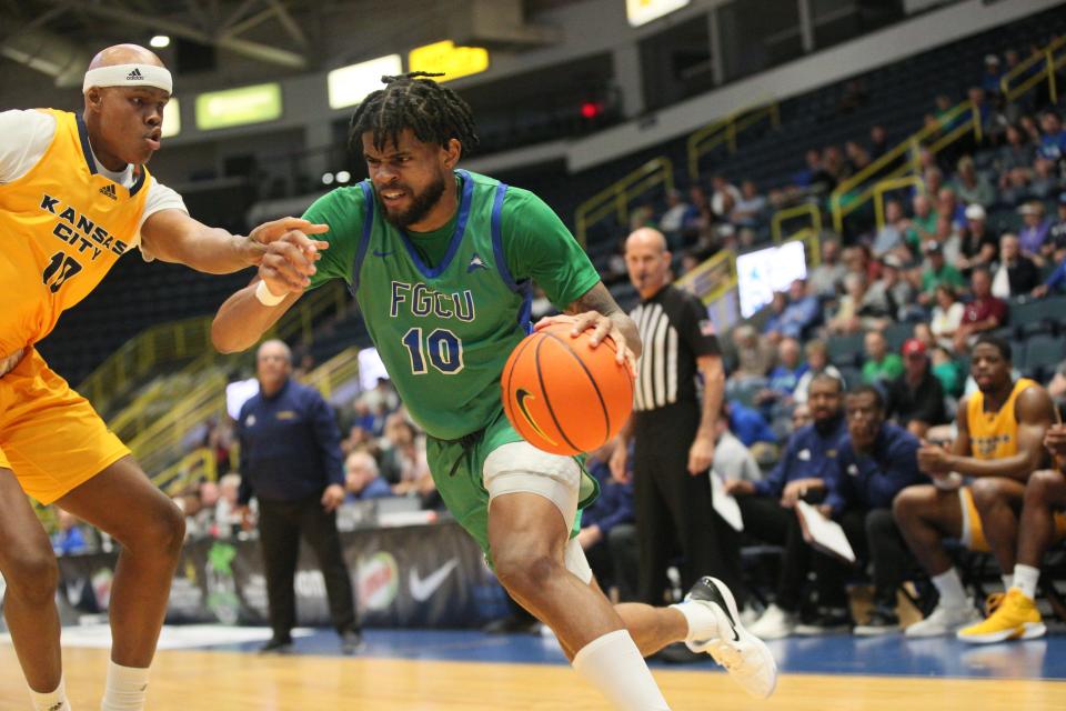 FGCU basketball: Eagles defeat Kansas City to capture Gulf Coast ...