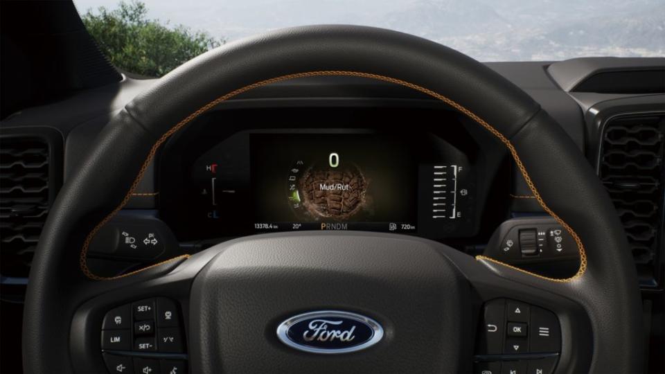 8吋數位儀表應該是大改Ranger全車系的標準配備。(圖片來源/ Ford)