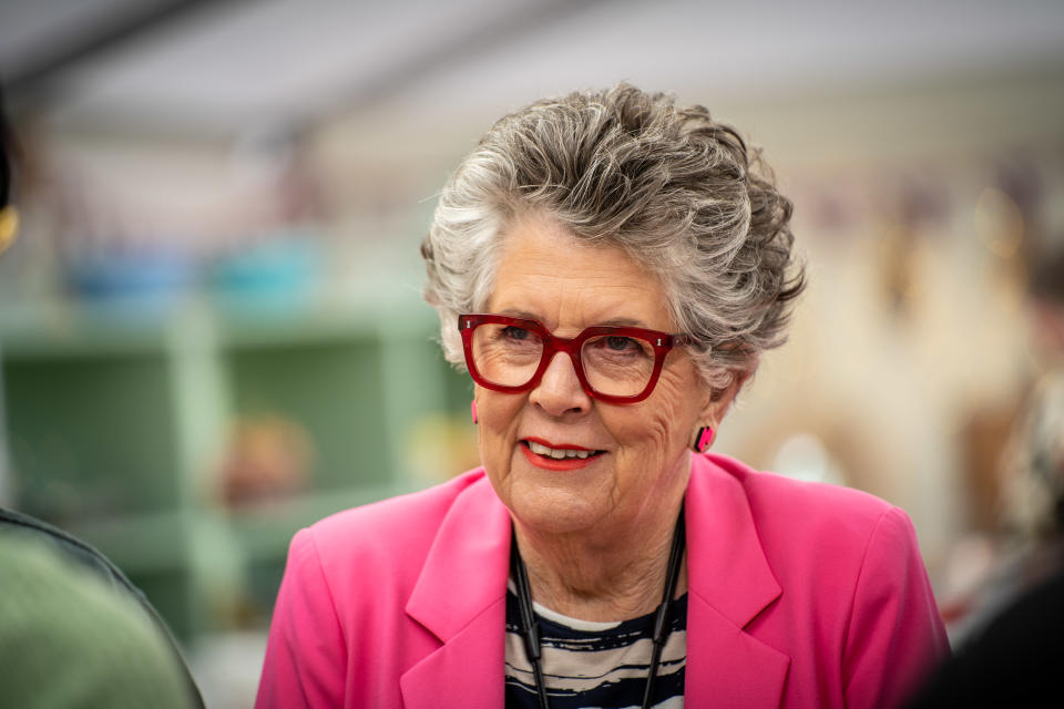 Prue Leith is stepping back from the celebrity version of Bake Off. (Channel 4)