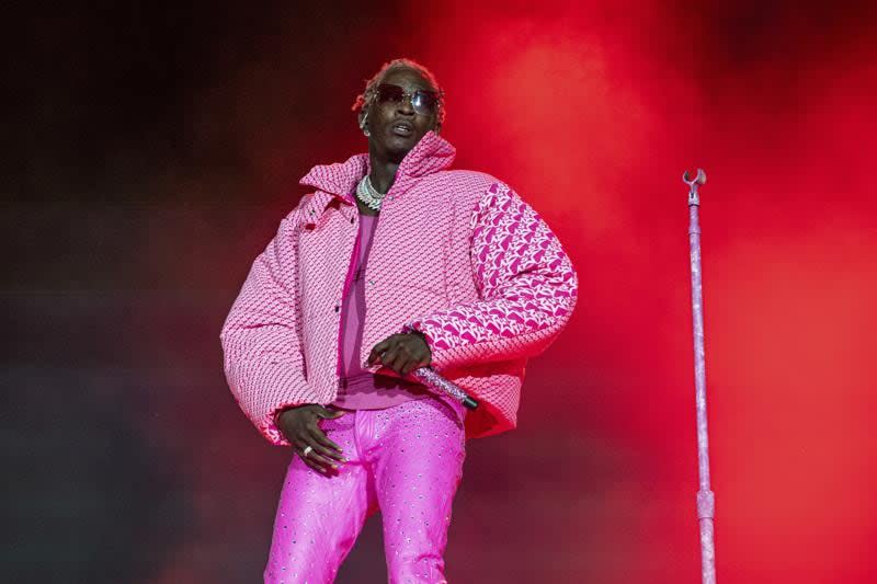 Young Thug performs on Day 4 of the Lollapalooza Music Festival on Aug. 1, 2021, at Grant Park in Chicago. (Photo by Amy Harris/Invision/AP, File)