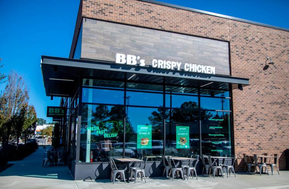 BB’s Crispy Chicken, Ashley Christensen’s new fast casual chicken sandwich restaurant, will open Saturday, October 30, 2021 in Raleigh’s Midtown East development.