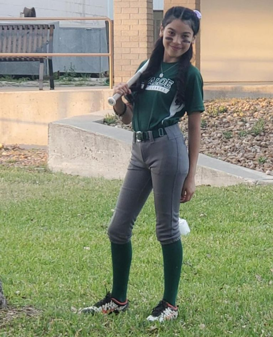 Ten-year-old Eliahana ‘Elijah’ Cruz Torres was looking forward to her last softball game of the season, her aunt told Facebook page Softball is For Girls (Family handout)