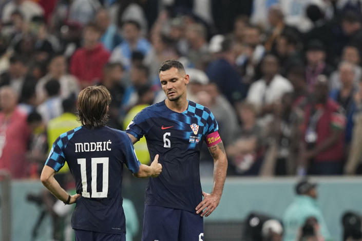 EVEN THOUGH HE LEFT THE WORLD CUP FOLLOWING THE TEAM'S LOSS TO ARGENTINA, LUKA MODRIC REMAINS A LEGEND