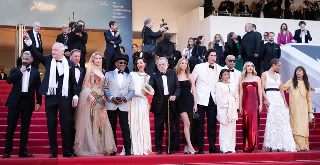 <p>Samir Hussein/WireImage</p> The "Megalopolis" cast at the Cannes Film Festival premiere