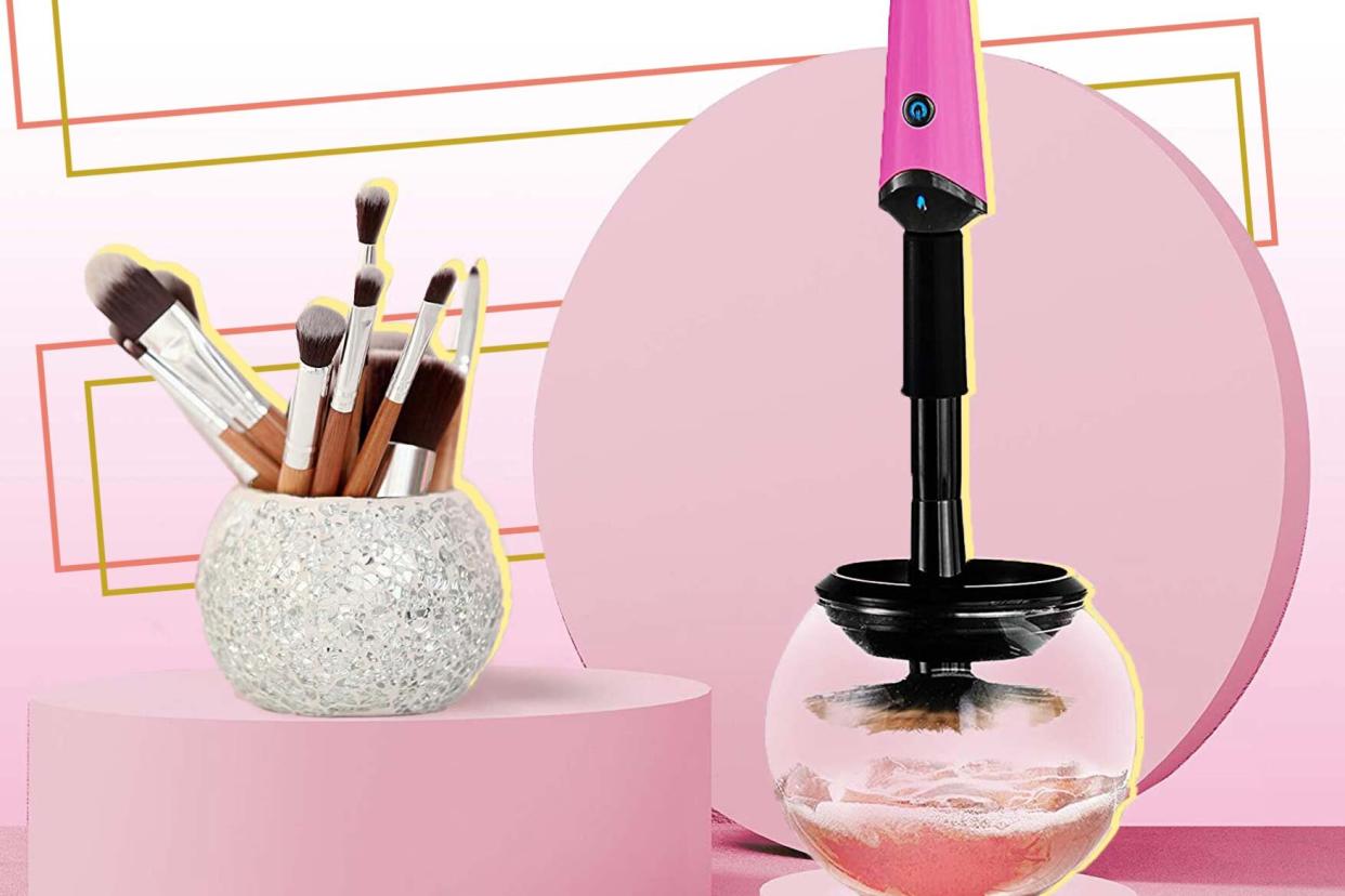 I've Never Cleaned My Makeup Brushes, But This Electric Makeup Brush Cleaner Made Me a Convert