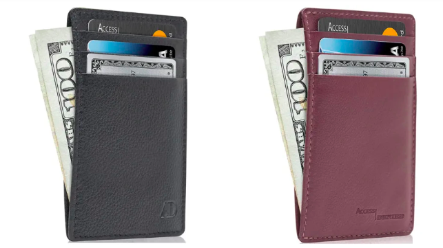 Looking for a compact way to keep your credit cards safe? They've got you covered (Photo: Amazon)