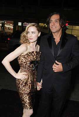 Melissa George and Claudio Dabed at the Los Angeles premiere of Columbia Pictures' 30 Days of Night