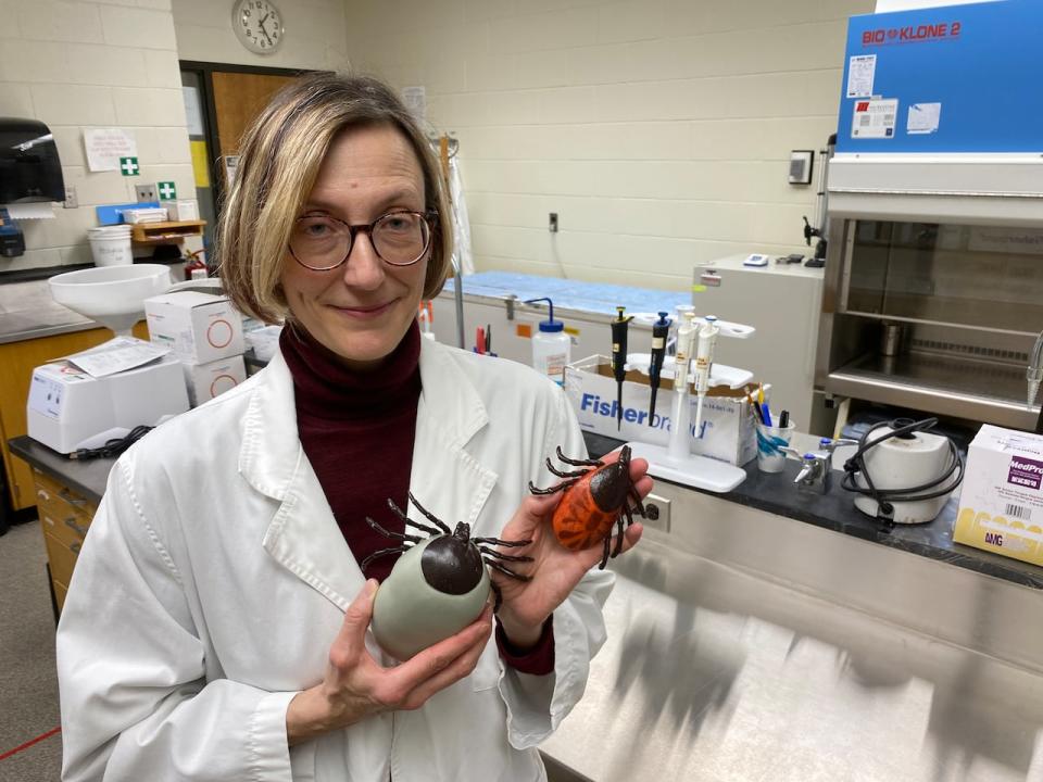 Emily Jenkins professor of microbiology at the Western College of Veterinary Medicine said generally ticks are emerging across North America lately, and the black-legged tick is showing up in places it hasn’t before 