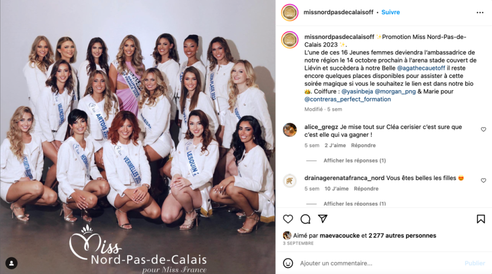 Miss France 2024 Qui Est Eve Gilles La Sublime Miss Nord Pas De Calais