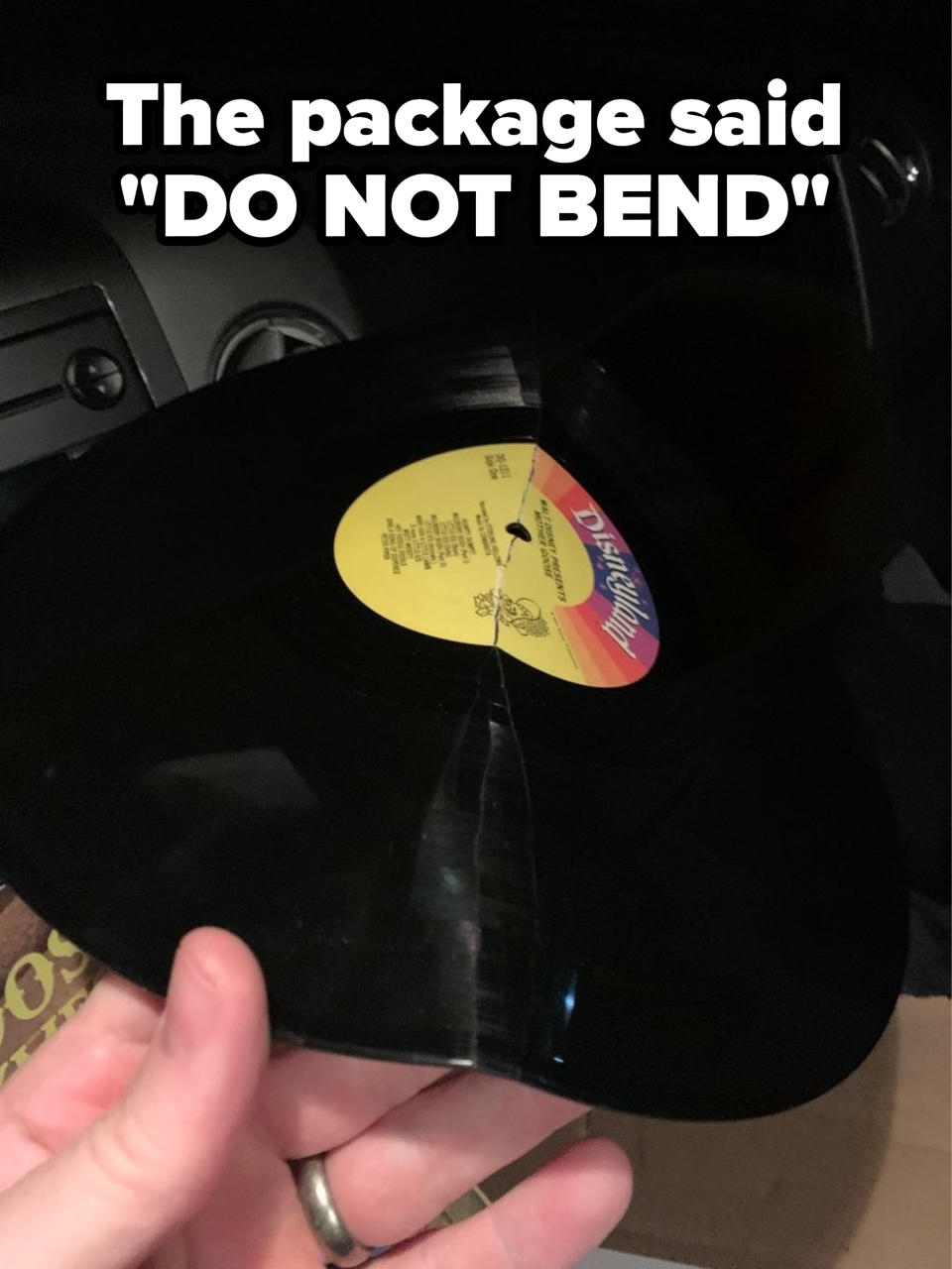 broken vinyl