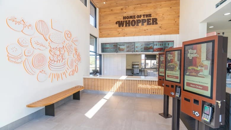 Burger King Sizzle design interior