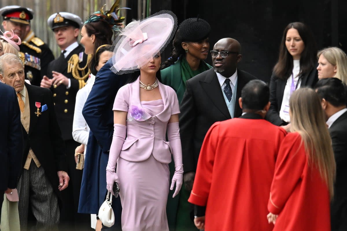 Katy Perry and Edward Enninful are among the VIP guests (Getty Images)