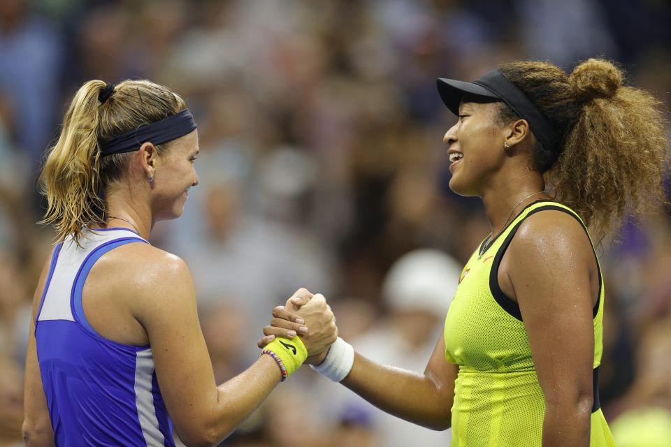 Naomi Osaka and Marie Bouzkova