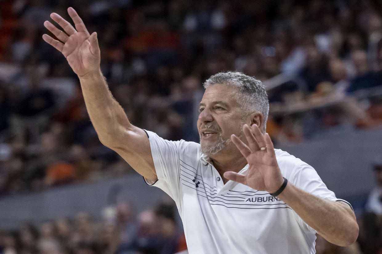 Auburn head coach Bruce Pearl 