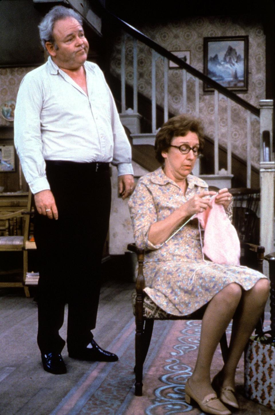 "All in the Family," starring Carroll O'Connor and Jean Stapleton, anchored one of TV's greatest nights, Saturdays on CBS, in the 1973-74 season,.