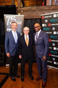 (L to R) Scott Shaw, Lincoln Tech's current President & CEO; David Carney, Lincoln Tech President & CEO 1999 - 2010; Shaun McAlmont, Lincoln Tech President & CEO 2010 - 2015