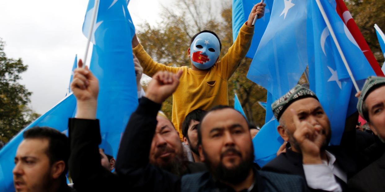 Uighur Xinjiang protest Turkey