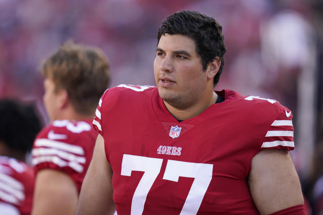 San Francisco 49ers player Alfredo Gutierrez poses for picture