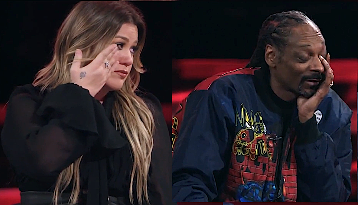 Kelly Clarkson and Snoop Dogg on night one of 'The Voice' Season 20 Knockout Rounds. (Photos: NBC)