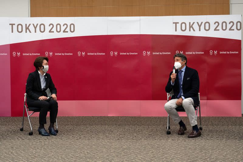 World Athletics President, Sebastian Coe, Meets With Tokyo 2020 President Seiko Hashimoto