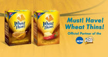 <b>Crunch time</b>. Reese's isn't the only one with a text entry contest. Text "wheatthins" to 63065 through April 15 or enter by mail for a 55-inch flat-screen TV, a Wheat Thins/NCAA branded basketball jersey, or a mini-basketball. Find official details of the <a href="http://mondelez.promotions.com/wtswpsoff/page.do?page=rules.html" rel="nofollow noopener" target="_blank" data-ylk="slk:Must. Have. March Madness. rules." class="link ">Must. Have. March Madness. rules.</a>