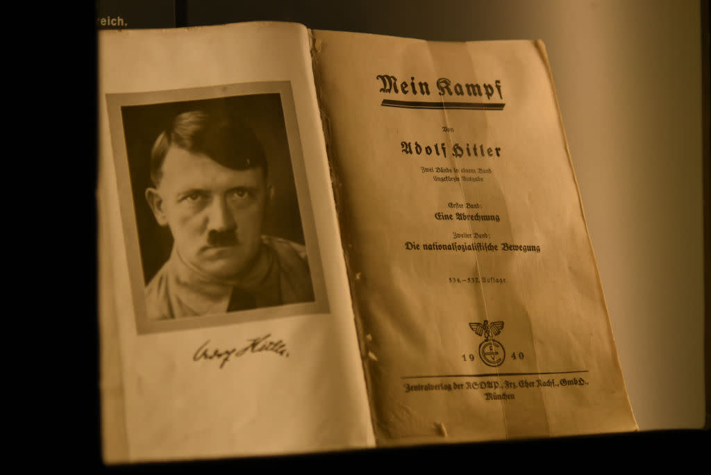 <em>A jury heard that Mark Jones owned a special ‘wedding edition’ of Mein Kampf (Picture: Getty)</em>