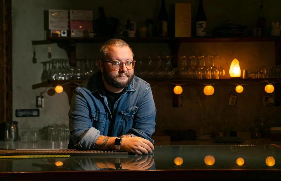 Pablo Zitzmann, 33, the chef and owner of Zitz Sum, works from his restaurant in Coral Gables, Florida on Saturday, Nov. 13, 2021.