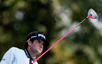 ATLANTA, GA - SEPTEMBER 21: Bubba Watson tees off the 16th hole during the second round of the TOUR Championship by Coca-Cola at East Lake Golf Club on September 21, 2012 in Atlanta, Georgia. (Photo by Kevin C. Cox/Getty Images)