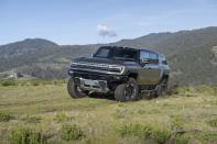 <p>The <a href="https://www.caranddriver.com/gmc/hummer-ev-suv" rel="nofollow noopener" target="_blank" data-ylk="slk:2024 GMC Hummer EV SUV;elm:context_link;itc:0;sec:content-canvas" class="link ">2024 GMC Hummer EV SUV</a> is the epitome of extreme. Not only is it physically imposing and heavy like the military vehicles it's named after, but it's also extremely powerful and quick. The <a href="https://www.caranddriver.com/reviews/a43294574/2024-gmc-hummer-ev-suv-drive/" rel="nofollow noopener" target="_blank" data-ylk="slk:Hummer SUV we drove;elm:context_link;itc:0;sec:content-canvas" class="link ">Hummer SUV we drove</a> featured three electric motors with a combined 830 horsepower and 1200 pound-feet of torque, which are estimated to launch the four-plus-ton leviathan to 60 mph in just 3.5 seconds.</p><p>Of course, there's more to the electric Hummer than just those headline-grabbing numbers. As the alternative body style to the <a href="https://www.caranddriver.com/gmc/hummer-ev" rel="nofollow noopener" target="_blank" data-ylk="slk:Hummer EV pickup truck;elm:context_link;itc:0;sec:content-canvas" class="link ">Hummer EV pickup truck</a> (GMC calls it the SUT), the SUV version has some key differences and interesting details that we've compiled below.</p><p><a class="link " href="https://www.caranddriver.com/reviews/a43294574/2024-gmc-hummer-ev-suv-drive/" rel="nofollow noopener" target="_blank" data-ylk="slk:Read the Full Review;elm:context_link;itc:0;sec:content-canvas">Read the Full Review</a></p>