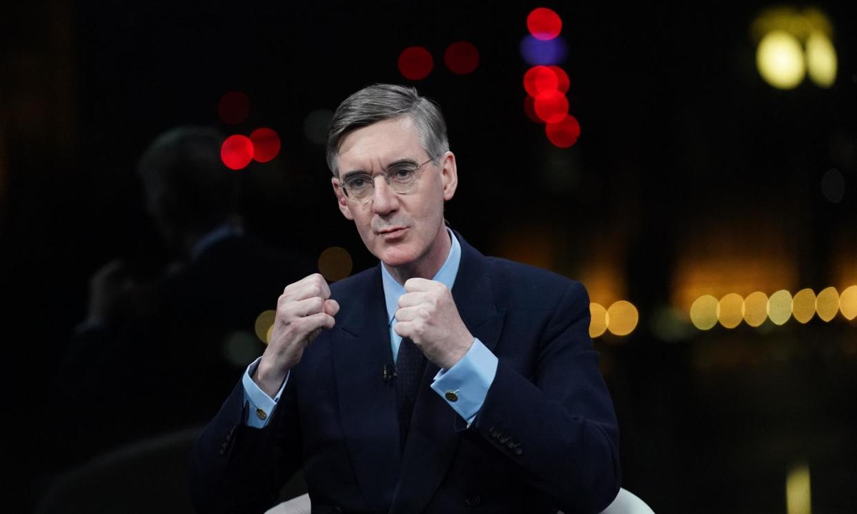 <span>Jacob Rees-Mogg is one of a growing cast of serving politicians who have second jobs working as GB News presenters.</span><span>Photograph: Stefan Rousseau/PA</span>
