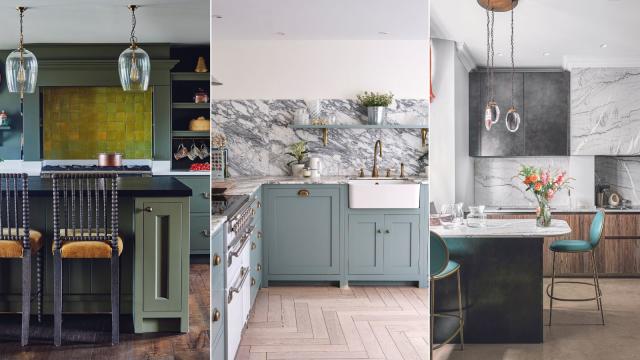 75 Turquoise Kitchen with Colored Appliances Ideas You'll Love - January,  2024